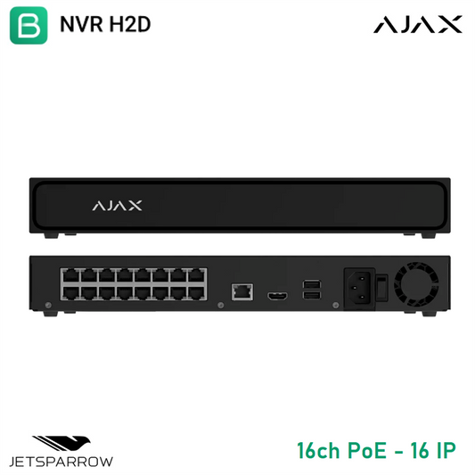 Ajax NVR H2D16PAC Network Video Recorder 16-channel
