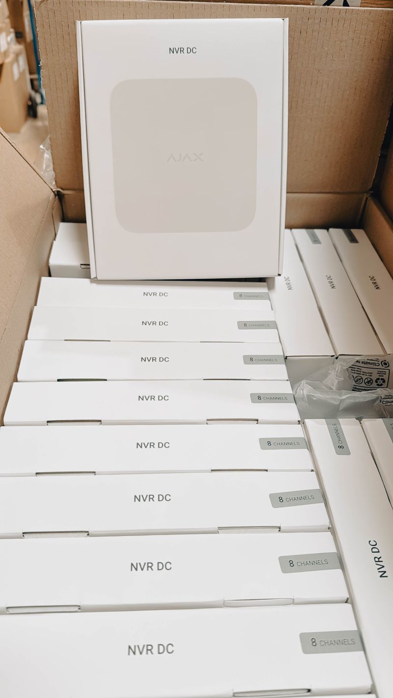 Ajax NVR DC Network Video Recorder 8-channel