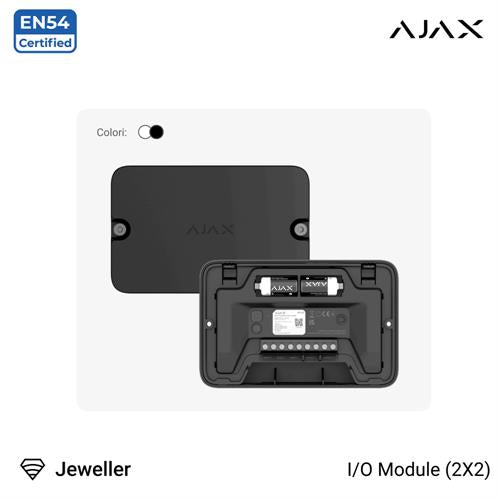Ajax EN54 I/O Module 2X2 Wireless Addressable Module for Fire Alarm System
