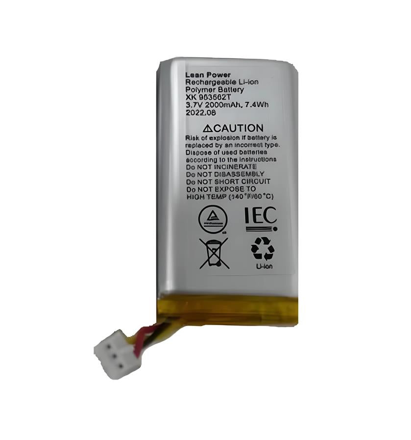 Battery for Ajax Hub, Hub Plus, Hub 2, Rex 110-240VAC, 3.7V, 2000 mAh, 7.4Wh