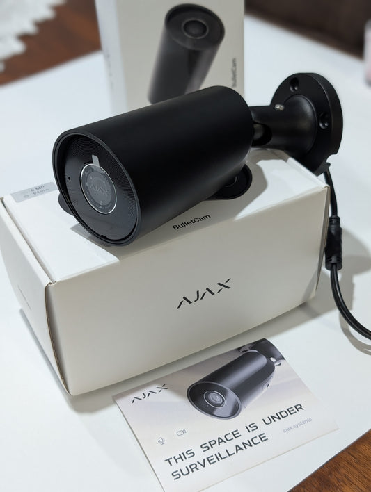 Ajax BulletCam 8MP Wired security IP camera