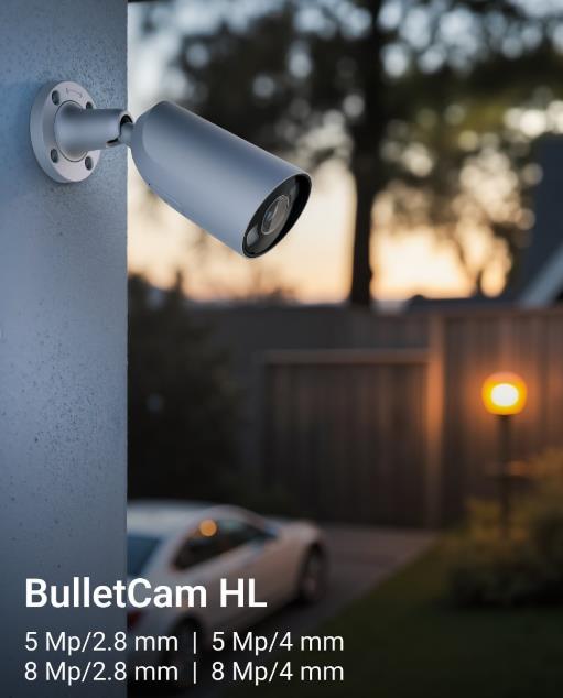 Ajax BulletCam HL 8MP / 5MP Wired