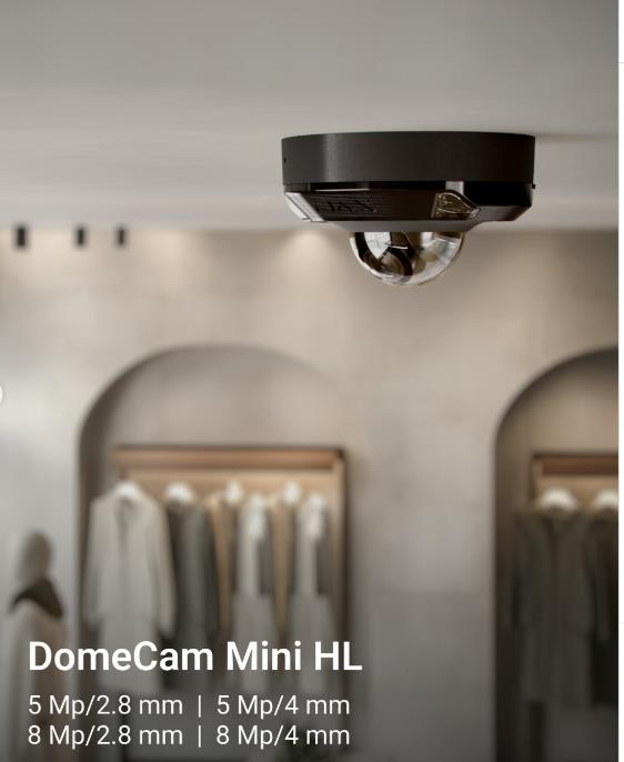 Ajax DomeCam Mini HL 8MP / 5MP Wired