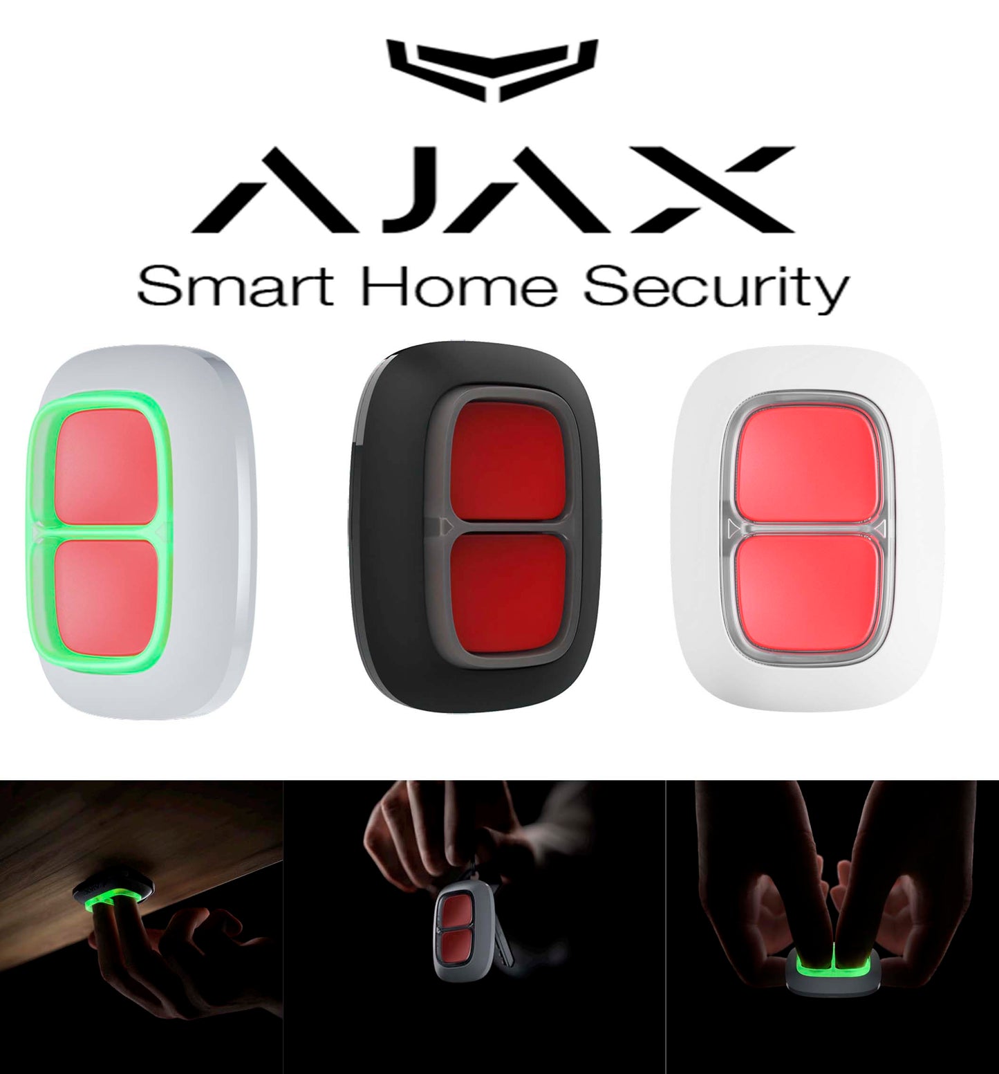 AJAX DoubleButton Wireless Panic Button