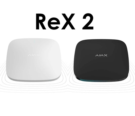 Ajax ReX 2 Radio Signal Range Extender With Photo Verification Snapshots Wireless