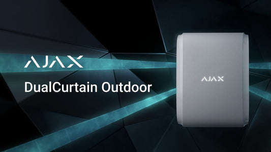 Ajax DualCurtain Outdoor Wireless Bidirectional Curtain Type Motion Sensor